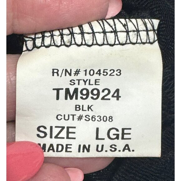 Softwear By Mark Singer Black Full-Zip Jacket Cardigan L Large Flowy Travelers - Picture 6 of 7